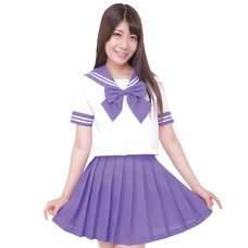 Color Sailor Purple x White Sailor Suit Cosplay Outfit