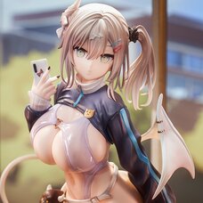 sune Illustration Silent Gal Succubus Yuki Shinomiya 1/6 Scale Figure w/ Bonus: Clear Bookmarks & Printed Sign Shikishi