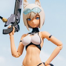 G.N.Project Vol. 1 WOLF-001: Swimsuit Figure Body & Equipment Set 1/12 Scale Action Figure