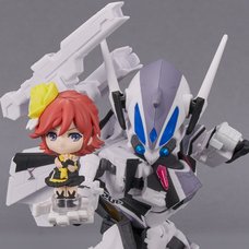 Tiny Session Macross Delta VF-31F Siegfried (Messer Ihlefeld Use) with Kaname Buccaneer