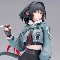 Zenless Zone Zero Jane Doe 1/7 Scale Figure w/ Bonus: Acrylic Key Chain