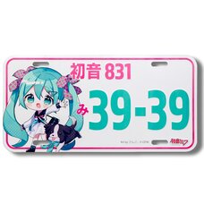 DBC x Hatsune Miku TAFT Mini Character Ver. Number Plate