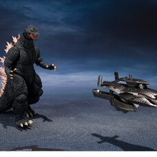 S.H.MonsterArts Godzilla: Final Wars Godzilla [2004] Heat Ray Ver. vs New Gotengo