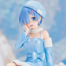 Re:Zero -Starting Life in Another World- Rem: Snow Princess Pearl Color Ver. Noodle Stopper Figure