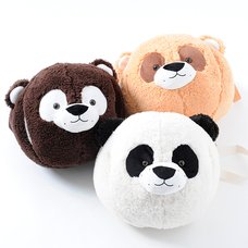 Power to the Animal Panda Cushion Muff w/ Shoulder Strap