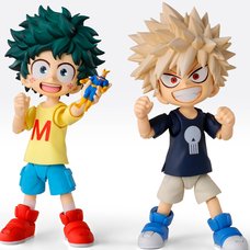 S.H.Figuarts My Hero Academia Izuku Midoriya & Katsuki Bakugo -Childhood Set-