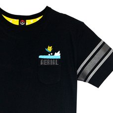 Surfing Pikachu T-Shirt (Black)