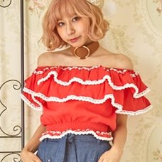 Swankiss Frilly Rococo Top