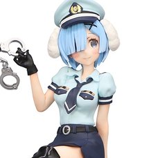 Re:Zero -Starting Life in Another World- Rem: Police Officer Cap w/ Dog Ears Ver. Noodle Stopper Figure