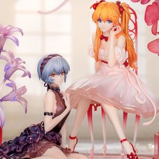 Evangelion Rei Ayanami & Asuka Shikinami Langley Whisper of Flower Ver. 1/7 Scale Figure