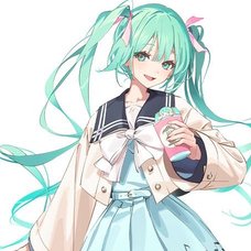 Hatsune Miku Sweet School Life Figure Pure Ver.