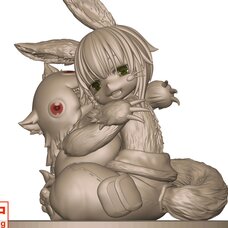 Desktop Cute Figure Made in Abyss: The Golden City of the Scorching Sun Nanachi & Mitty