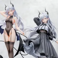Nekojira Illustration Fantasias Series Thea-chan: Apprentice Succubus Ver. Normal Clothes Edition & Underwear Edition 1/6 Scale Figure Set