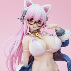 Super Sonico: White Cat Ver. Non-Scale Figure (Re-run)