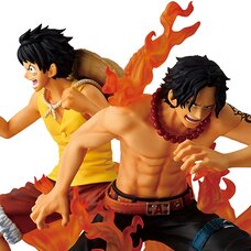 Revible Moment Ichibansho Figure One Piece Ace & Luffy (Dramatic Memories)