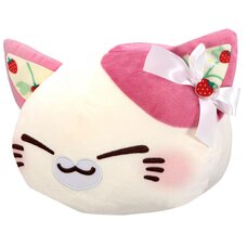 Nemuneko Cat Big Plushie Toy Berry Pink