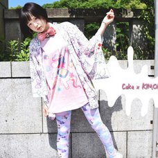 ACDC RAG Cake Kimono Cardigan