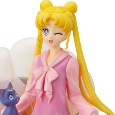 Ichibansho Figure Sailor Moon Cosmos the Movie Usagi & Luna -Antique Style-