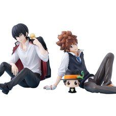 G.E.M. Series Reborn! Palm-Size Tsuna & Reborn / Hibari & Hibird Set
