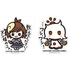 Capcom x B-Side Label Megami Meguri Stickers