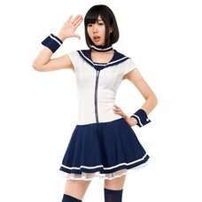 Zip-up Sailor Graffiti Cosplay Outfit