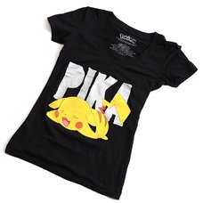 Pikachu Juniors’ Yellow V-Neck T-Shirt | Pokémon