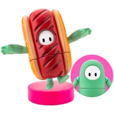 Fall Guys Action Figure Pack 03: Mint Chocolate/Hot Dog Costume