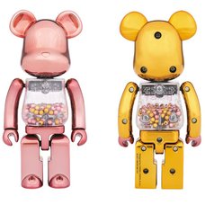 Super Alloy My First BE@RBRICK Pink & Gold Ver.