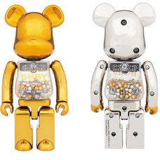 Super Alloy My First BE@RBRICK Gold & Silver Ver.