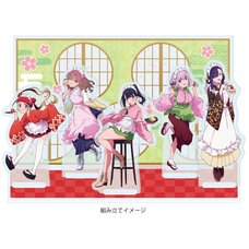 Gridman Universe Premium Acrylic Diorama Plate Alignment Design Wagashi Ver.