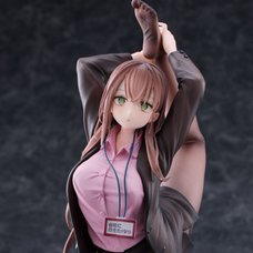 Surprisingly Supple OL-chan Who Doesn't Want to Go to Work: Pink Shirt Ver. Standard Edition 1/6 Scale Figure