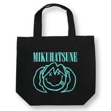 Hatsune Miku Smile Black Tote Bag