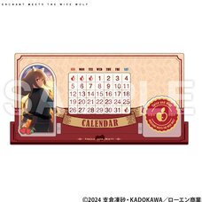 Spice and Wolf: Merchant Meets the Wise Wolf Acrylic Calendar