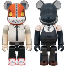 BE@RBRICK Chainsaw Man - The Movie: Reze Arc Chainsaw Man & Bomb 100% 2-Pack Set
