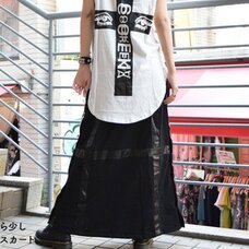 ACDC RAG Cross Long Skirt
