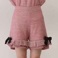 Honey Salon Lamé Knit Shorts