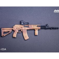 WM-03A 1/12 Scale Assault Rifle AK-12 Equipment Set (Coyote Brown)