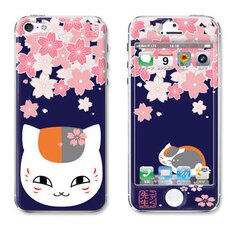i-Chawrap iPhone 5/5s Cover: Nyanko-sensei and Cherry Blossoms
