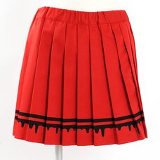 LISTEN FLAVOR Melty Line Pleated Skirt