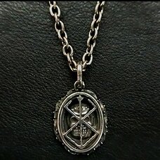 Berserk The Skull Knight & Mark of Sacrifice Silver Pendant