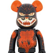 BE@RBRICK Godzilla vs. Destoroyah Meltdown Godzilla: Clear Orange Ver. 1000％