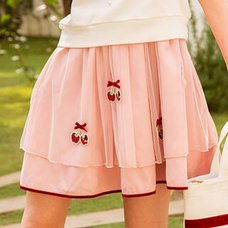 LIZ LISA Chocolate-Dipped Cherries Skirt