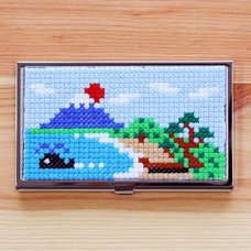 Cross-Stitch Mount Fuji Card Case