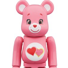 BE@RBRICK Care Bears Love-a-Lot Bear 100%