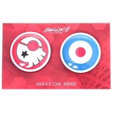 Evangelion: 3.0 You Can (Not) Redo 2-Piece Pin Badge Set A (Asuka)