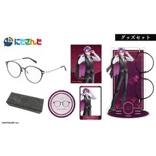 NIJISANJI VOLTACTION Collaboration Glasses Watarai Hibari Model & Goods Set