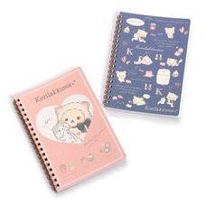 Rilakkuma Korilakkuma and Cute Cats B6 Spiral Notebook