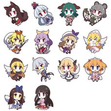 Touhou Project Yurutto Touhou Acrylic Keychain Charm Collection Vol. 4