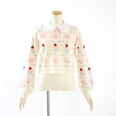 Swankiss Sweets Collared Sweater