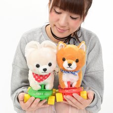 Mameshiba San Kyodai Melody Skateboard Dog Plush Collection
